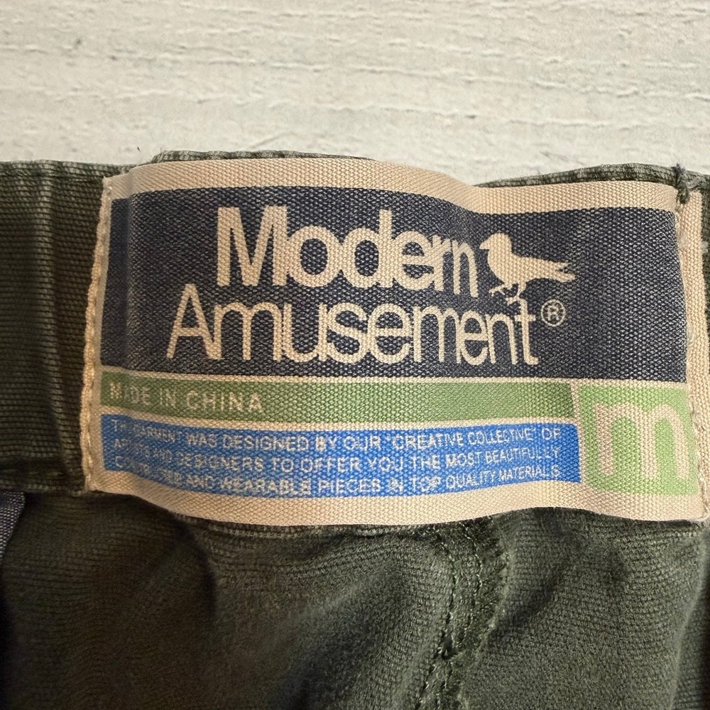 Modern Amusement green jogger causal pants men's medium - Picture 5 of 11